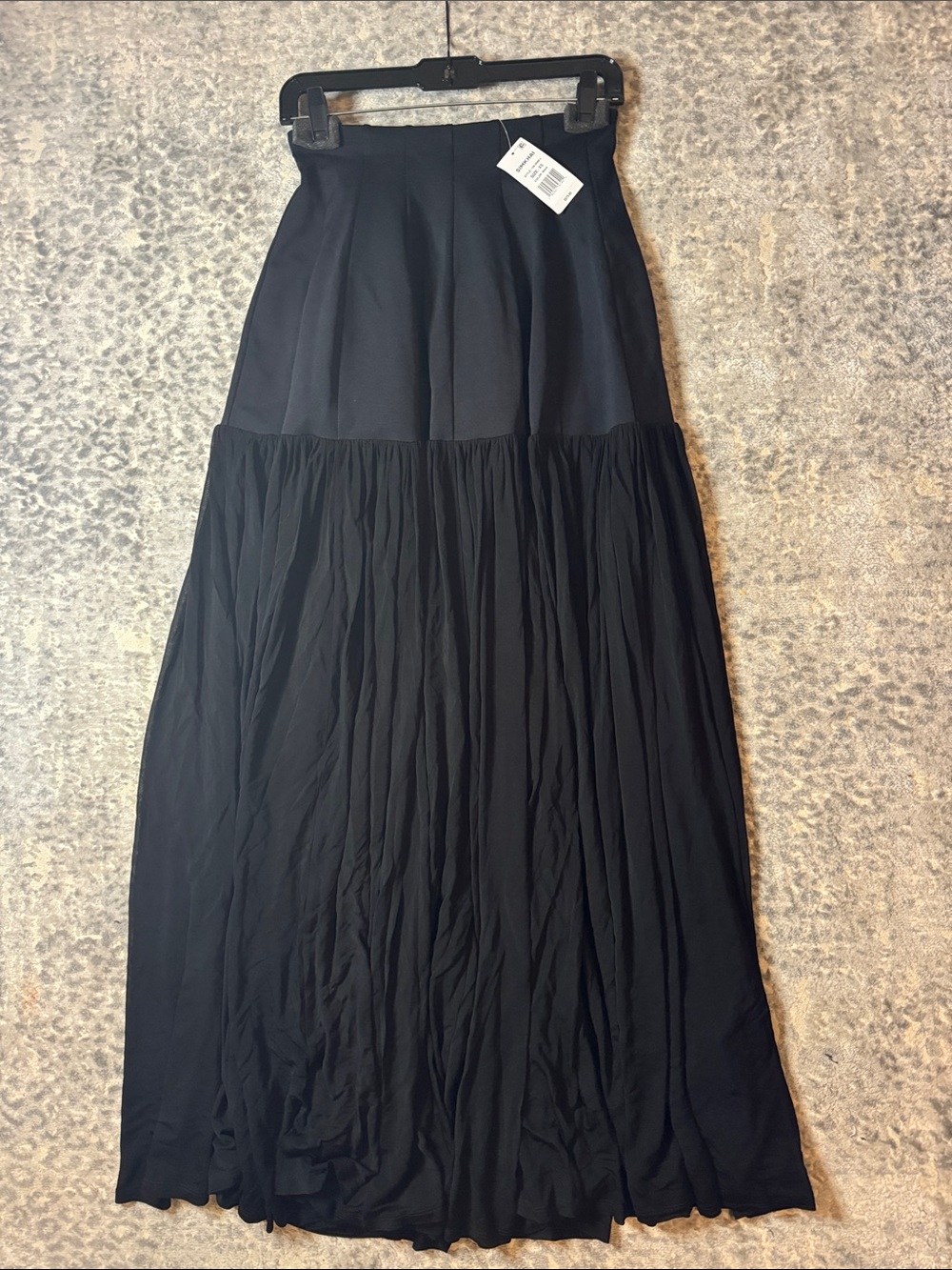 Simkhai Saryn Draped Jersey Midi Skirt